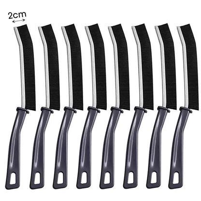 Bathroom Kitchen Gap Cleaning Brush Durable Grout Hard Bristle Long Handle Cleaner Brush for Tile Gaps Window Frames Door Track
