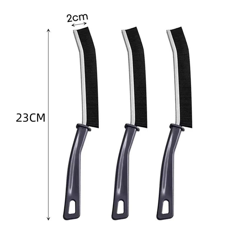 Bathroom Kitchen Gap Cleaning Brush Durable Grout Hard Bristle Long Handle Cleaner Brush for Tile Gaps Window Frames Door Track